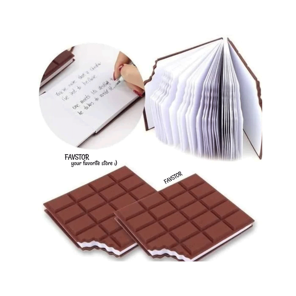 دفتر یادداشت طرح شکلات اسانس دار خارجی