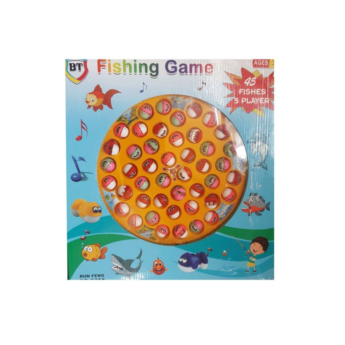 [18659] اسباب بازی ماهیگیری بزرگ 45 تکه